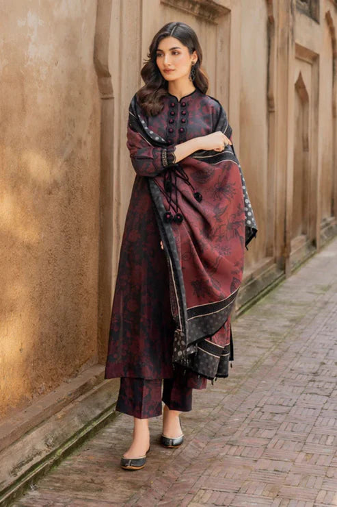 SAPPHIRE -3PC KARANDI Bana Dori Printed Shirt With Printed Duppta -SAF 5034