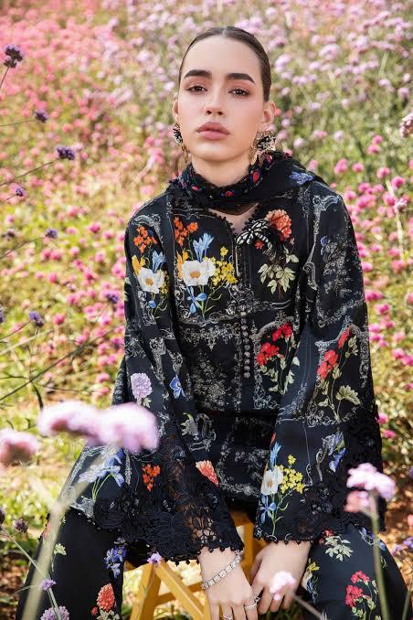SAPPHIRE -3PC KARANDI Bana Dori Printed Shirt With Printed Duppta -SAF 5048