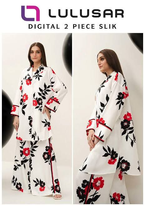 LULUSAR Silk 2PC Digital Printed ,AF-20003