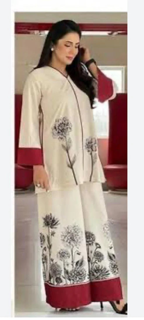 LULUSAR Silk 2PC Digital Printed ,SK-3001