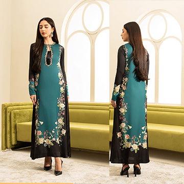LULUSAR Silk 3PC Digital Printed ,SK-4007