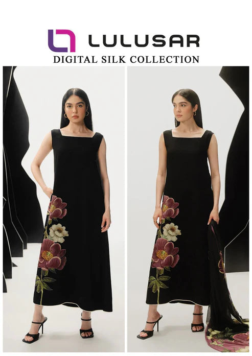 LULUSAR Silk 3PC Digital Printed ,SK-3032