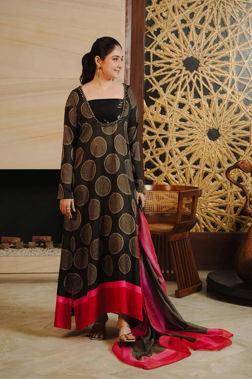 LULUSAR Silk 3PC Digital Printed ,SK-4016