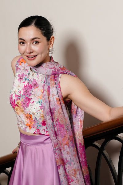 LULUSAR Silk 3PC Digital Printed ,SK-4015