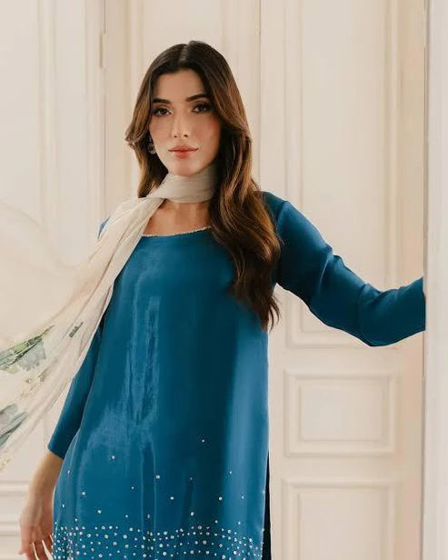 LULUSAR Silk 3PC Digital Printed ,SK-4005