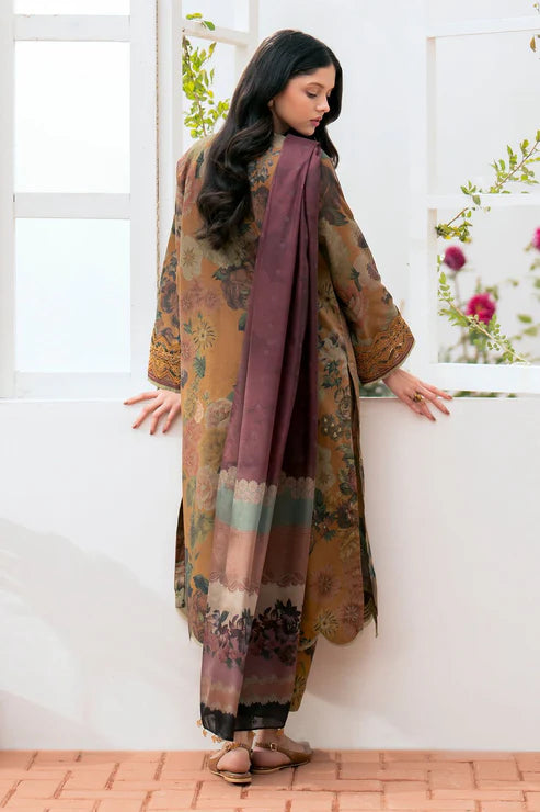 SAPPHIRE -3PC KARANDI Bana Dori Printed Shirt With Printed Duppta -SAF 5030