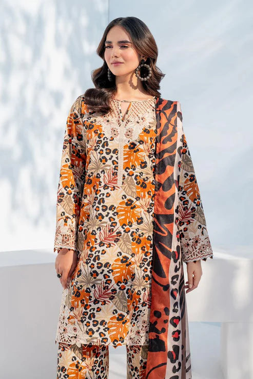 SAPPHIRE -3PC KARANDI Bana Dori Printed Shirt With Printed Duppta -SAF 5016