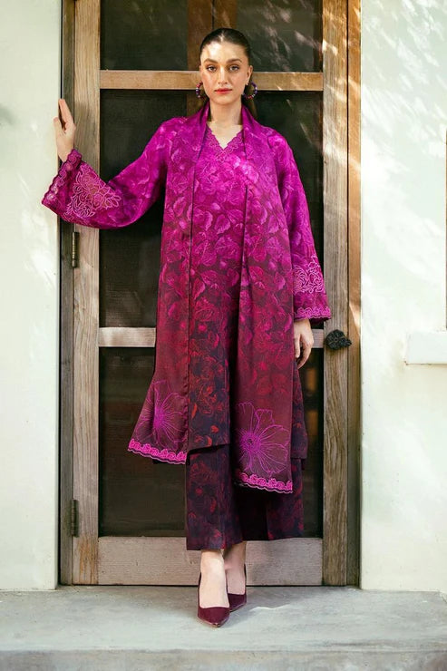 SAPPHIRE -3PC KARANDI Bana Dori Printed Shirt With Printed Duppta -SAF 5039