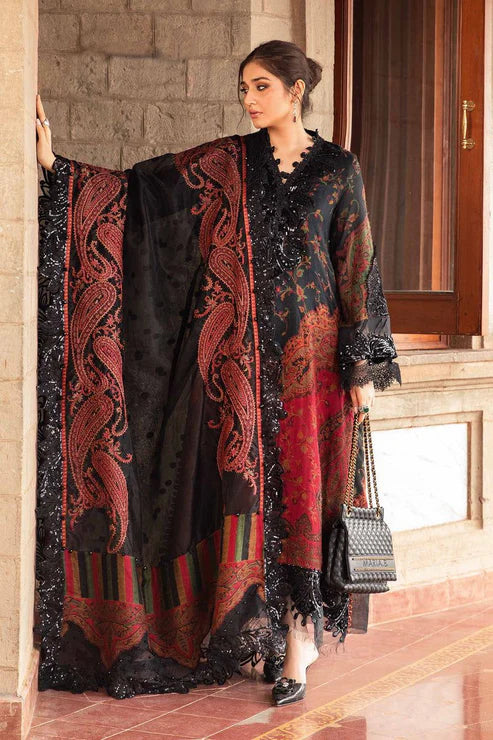 SAPPHIRE -3PC KARANDI Bana Dori Printed Shirt With Printed Duppta -SAF 5008