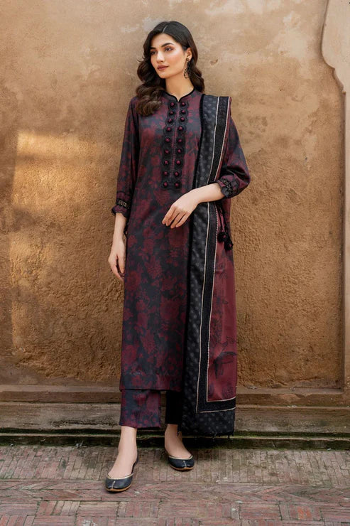 SAPPHIRE -3PC KARANDI Bana Dori Printed Shirt With Printed Duppta -SAF 5034