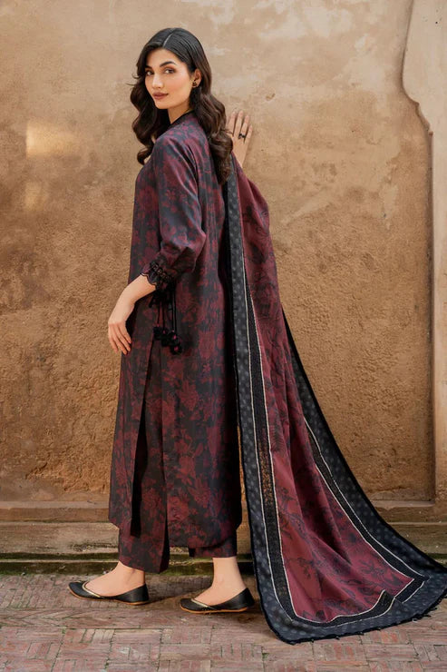 SAPPHIRE -3PC KARANDI Bana Dori Printed Shirt With Printed Duppta -SAF 5034