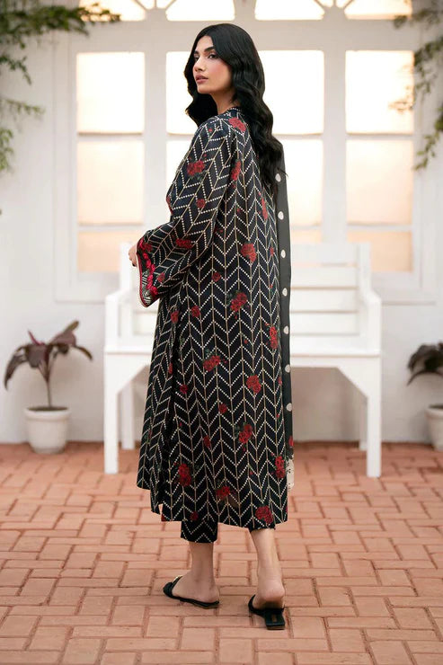 SAPPHIRE -3PC KARANDI Bana Dori Printed Shirt With Printed Duppta -SAF 5035