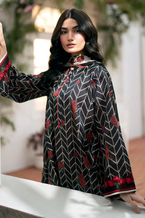 SAPPHIRE -3PC KARANDI Bana Dori Printed Shirt With Printed Duppta -SAF 5035
