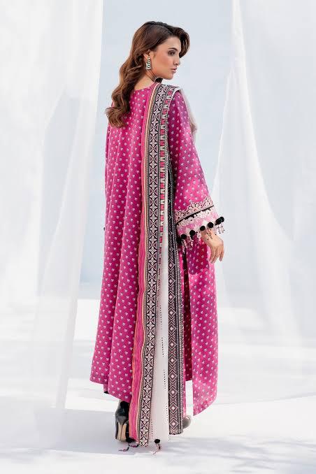 SAPPHIRE -3PC KARANDI Bana Dori Printed Shirt With Printed Duppta -SAF 5043