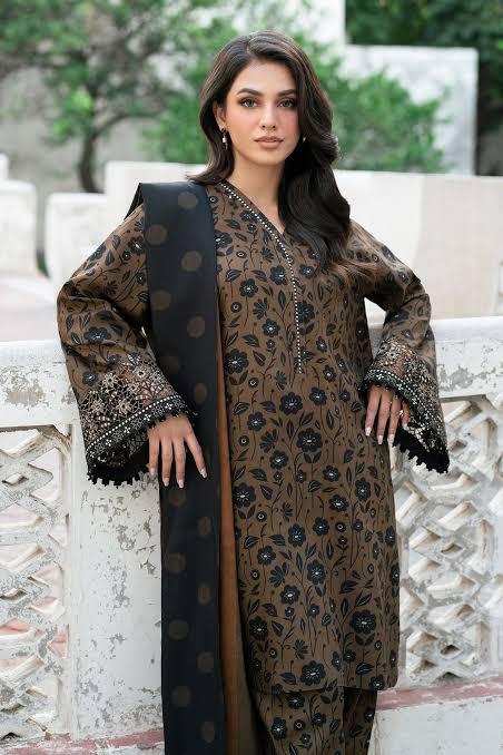 SAPPHIRE -3PC KARANDI Bana Dori Printed Shirt With Printed Duppta -SAF 5049