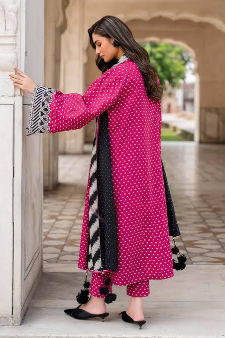 SAPPHIRE -3PC KARANDI Bana Dori Printed Shirt With Printed Duppta -SAF 5051