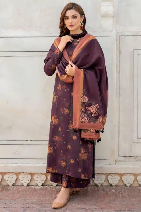 SAPPHIRE -3PC KARANDI Bana Dori Printed Shirt With Printed Duppta -SAF 5055