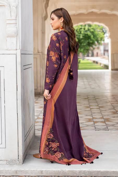 SAPPHIRE -3PC KARANDI Bana Dori Printed Shirt With Printed Duppta -SAF 5055