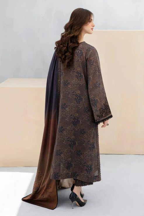 SAPPHIRE -3PC KARANDI Bana Dori Printed Shirt With Printed Duppta -SAF 5058