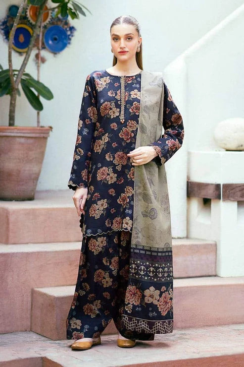 SAPPHIRE -3PC KARANDI Bana Dori Printed Shirt With Printed Duppta -SAF 5065