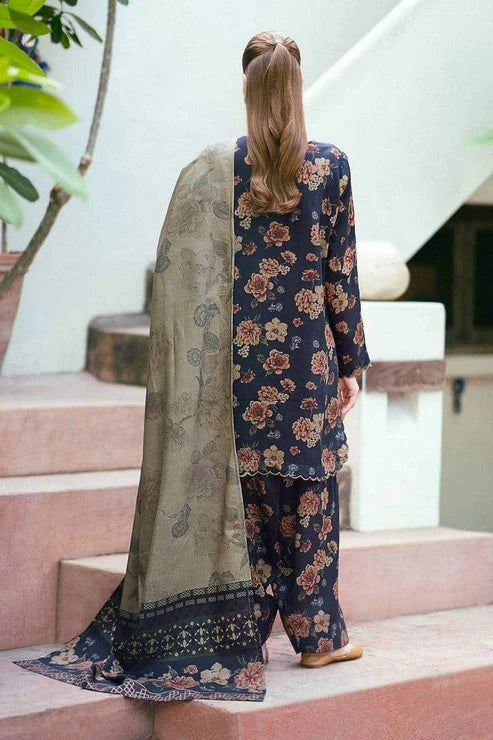 SAPPHIRE -3PC KARANDI Bana Dori Printed Shirt With Printed Duppta -SAF 5065