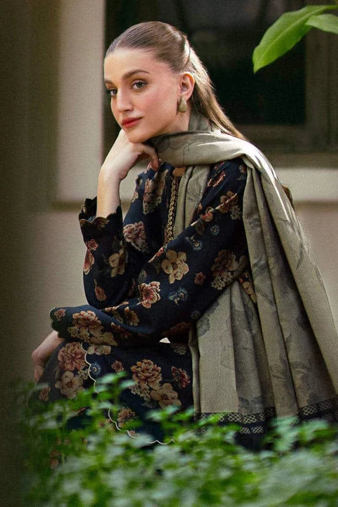 SAPPHIRE -3PC KARANDI Bana Dori Printed Shirt With Printed Duppta -SAF 5065