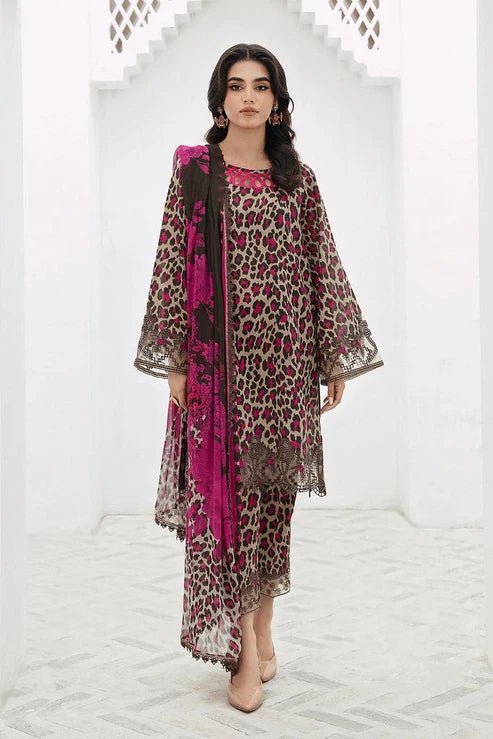 SAPPHIRE -3PC KARANDI Bana Dori Printed Shirt With Printed Duppta -SAF 5076