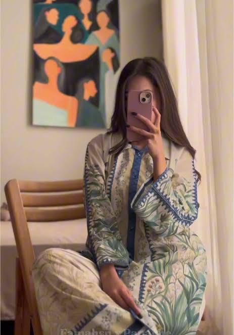 LULUSAR Silk 2PC Digital Printed ,SK-3003