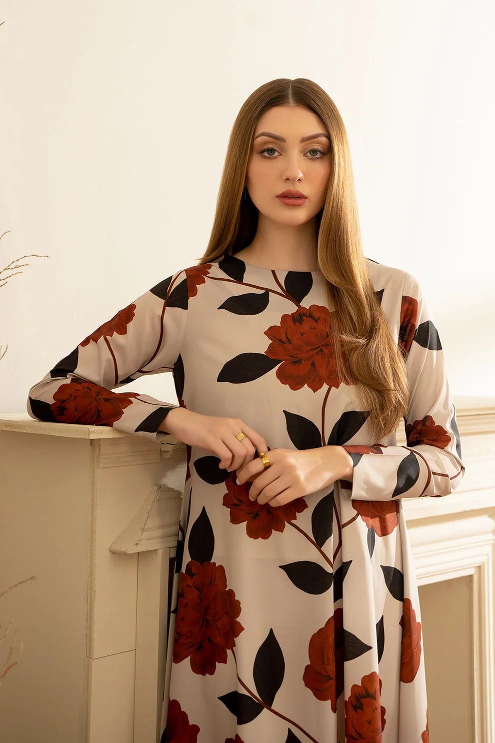 LULUSAR Silk 2PC Digital Printed ,AF-20001