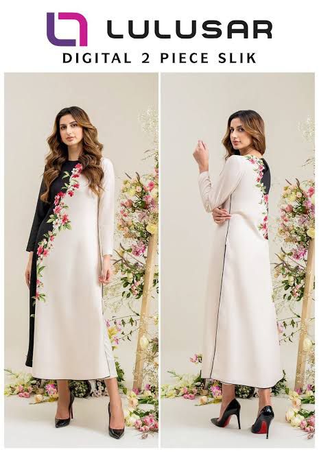 LULUSAR Silk 2PC Digital Printed ,AF-20004