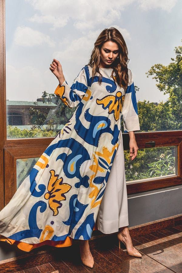 LULUSAR Silk 2PC Digital Printed ,AF-20008