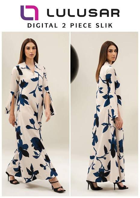 LULUSAR Silk 2PC Digital Printed ,AF-20002