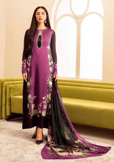 LULUSAR Silk 3PC Digital Printed ,SK-3041
