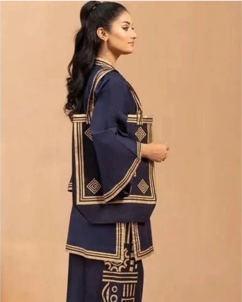 LULUSAR Silk 2PC Digital Printed ,SK-4043