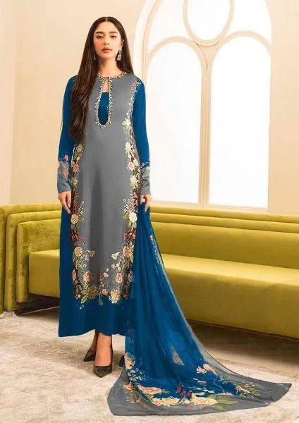 LULUSAR Silk 3PC Digital Printed ,SK-4008