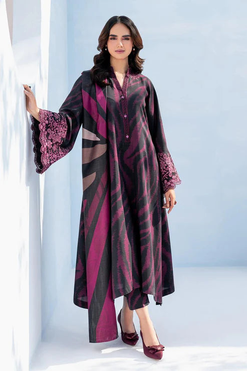 SAPPHIRE -3PC KARANDI Bana Dori Printed Shirt With Printed Duppta -SAF 5015