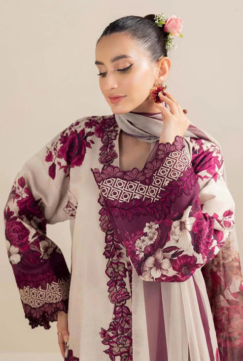 SAPPHIRE -3PC KARANDI Bana Dori Printed Shirt With Printed Duppta -SAF 5013