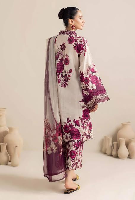 SAPPHIRE -3PC KARANDI Bana Dori Printed Shirt With Printed Duppta -SAF 5013