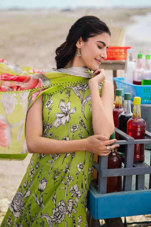 SAPPHIRE -3PC KARANDI Bana Dori Printed Shirt With Printed Duppta -SAF 5004