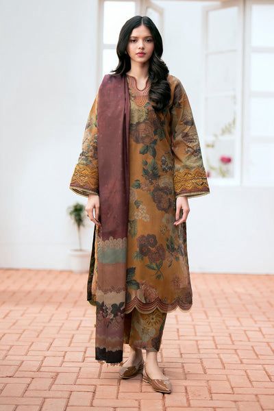 SAPPHIRE -3PC KARANDI Bana Dori Printed Shirt With Printed Duppta -SAF 5030