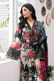 SAPPHIRE -3PC KARANDI Bana Dori Printed Shirt With Printed Duppta -SAF 5023
