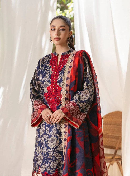 SAPPHIRE -3PC KARANDI Bana Dori Printed Shirt With Printed Duppta -SAF 5020