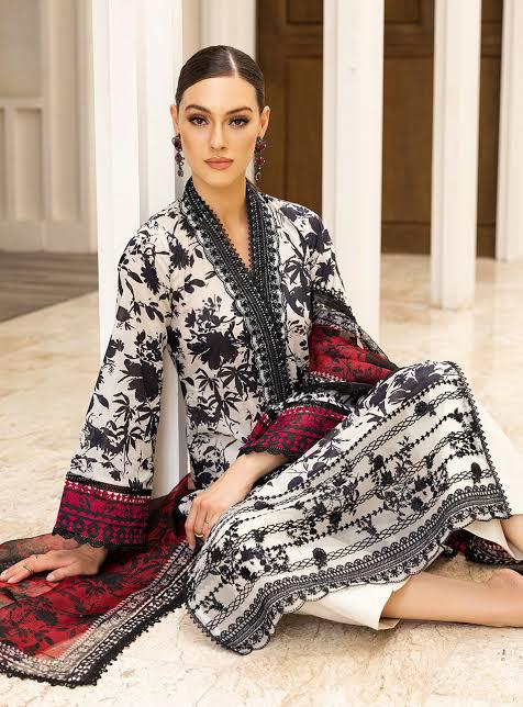 SAPPHIRE -3PC KARANDI Bana Dori Printed Shirt With Printed Duppta -SAF 5018