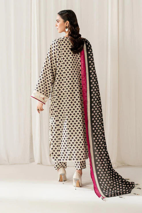 SAPPHIRE -3PC KARANDI Bana Dori Printed Shirt With Printed Duppta -SAF 5014
