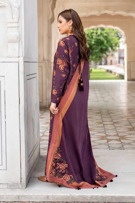 SAPPHIRE -3PC KARANDI Bana Dori Printed Shirt With Printed Duppta -SAF 5031
