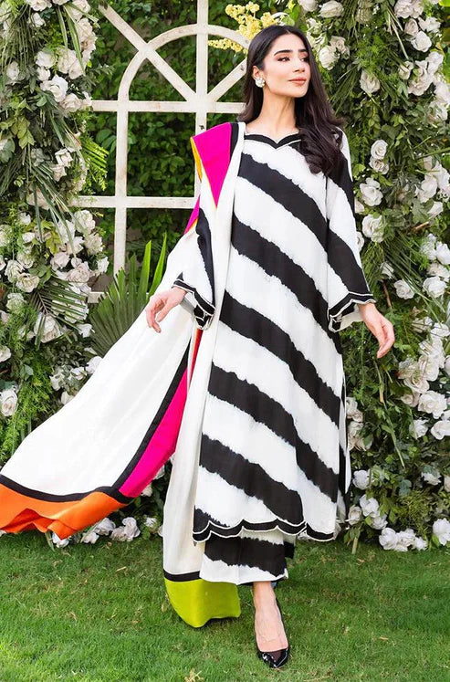 SAPPHIRE -3PC KARANDI Bana Dori Printed Shirt With Printed Duppta -SAF 5001